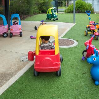 Playing outside