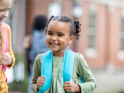 girl smiling